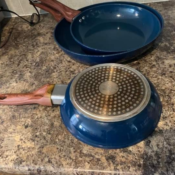 Phantom Chef Blue Frying Pan Set, Kitchen Cookwear - Picture 4 of 12